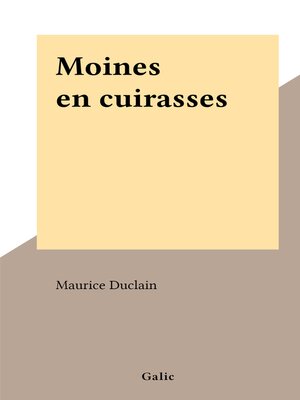 cover image of Moines en cuirasses